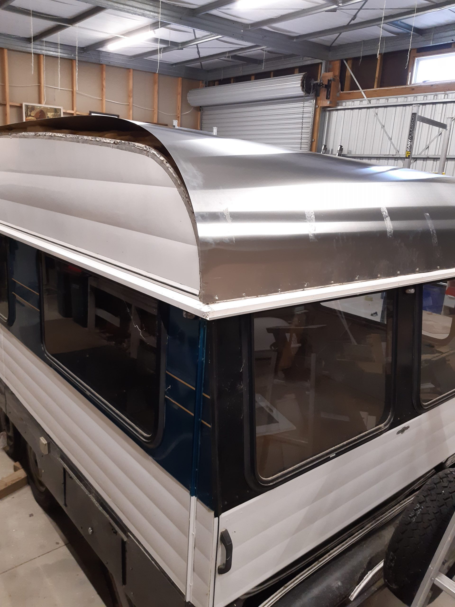 Workshop,caravan,caravan repair,caravan roof replacement