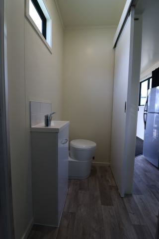 one bedroom 9 metre cabin - toilet