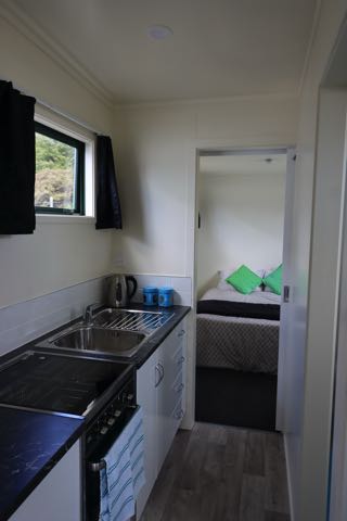 one bedroom 9 metre cabin - kitchen